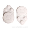 laser cutting illuminated backlit silicone rubber button pad